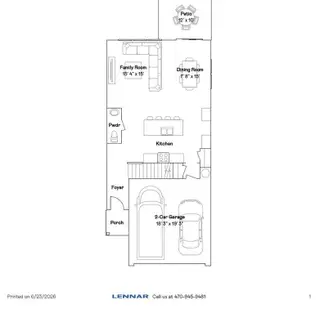 New construction Single-Family house 2273 Linden Pass, Douglasville, GA 30135 plan Sarah - image