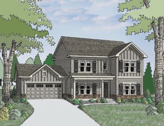 New construction Single-Family house 448 Banff Dr, Winder, GA 30680 plan Jackson A 2 Front Entry - image