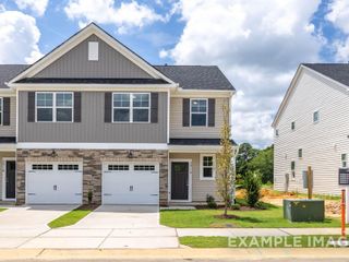 New construction Townhouse house 3838 Well Fleet Dr, Fuquay Varina, NC 27592 plan The Graham Exterior - image