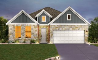 New construction Single-Family house 137 Rita Blanca Bnd, Cedar Creek, TX 78602 Lancaster Homeplan- photo