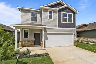 New construction Single-Family house 9927 Chavaneaux Lndg, San Antonio, TX 78221 plan Hawthorn - 1802 - image