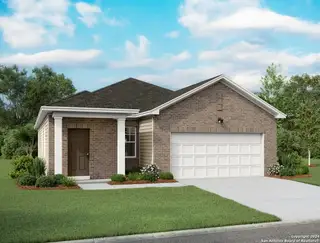 New construction Single-Family house 14325 Heartwood Xing, San Antonio, TX 78252 plan Glimmer - image