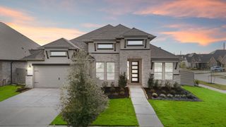 New construction Single-Family house 2302 Gleaming Pear Dr, Manvel, TX 77578 plan Lindsay - image