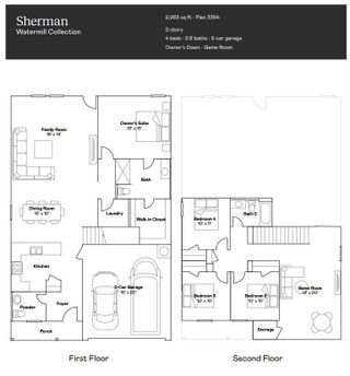 New construction house 3075 Wild Dunes Dr, Katy, TX 77493 plan Sherman - image