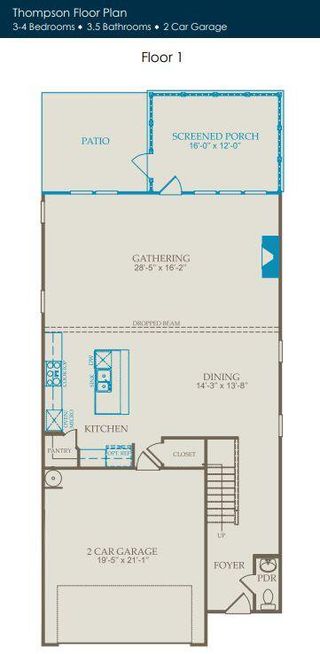 New construction  house 4131 Collins Dr, Charleston, SC 29414 plan Jamison - image