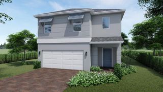 New construction Single-Family house 5057 Petunia Wy, Greenacres, FL 33463 plan Robie - image