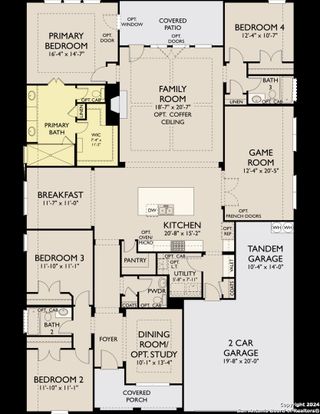 New construction Single-Family house 8706 Whisper Gate, Fair Oaks Ranch, TX 78015 Carmen Homeplan- photo