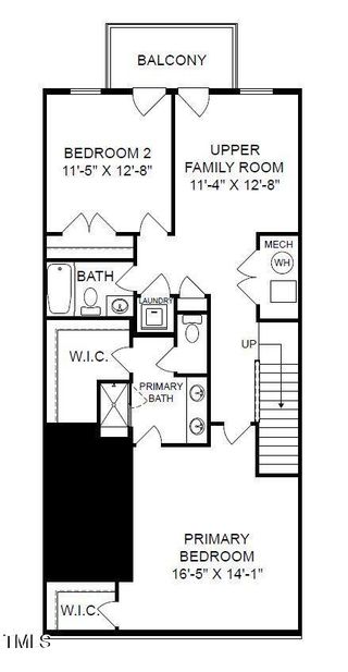 New construction house 600 Hedrick Ridge Rd, Unit 104, Cary, NC 27519 plan The Tessa - image