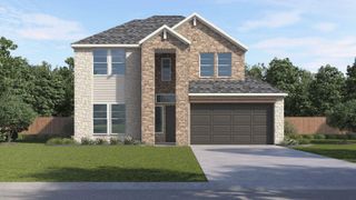 New construction Single-Family house 2504 Tumbleweed Bnd, Leander, TX 78641 plan The Garrett - image