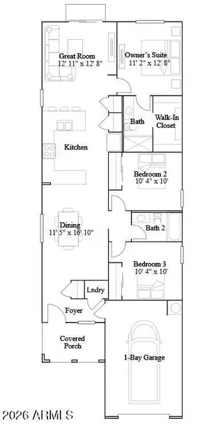 New construction Single-Family house 3852 N 96Th Ln, Phoenix, AZ 85037 plan Aster Plan 2570 - image