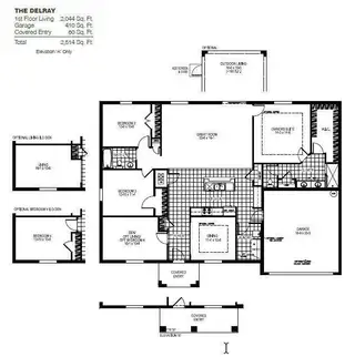 New construction Single-Family house 6016 Nw Relief Ct, Port St. Lucie, FL 34983 plan Delray - image