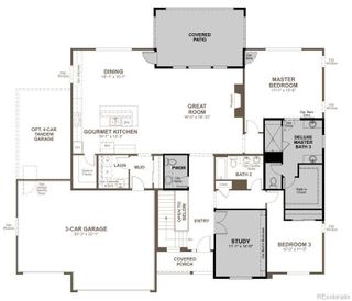 New construction Single-Family house 5156 Hickory Oaks Trail, Castle Rock, CO 80104 Melody- photo