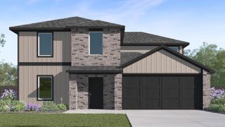 New construction Single-Family house 156 Baby Calf Roping Rd, Jarrell, TX 76537 plan Cooper - image