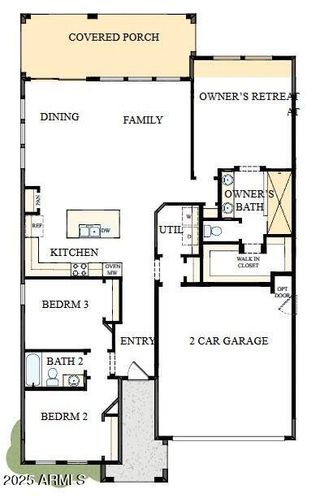 New construction Single-Family house 5613 N 193Rd Ave, Litchfield Park, AZ 85340 plan The Halkirk - image