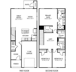 New construction  house 5026 Kellaher Pl, Charlotte, NC 28216 plan Amber - image