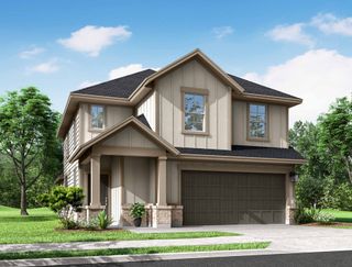 New construction house 7510 Primrose Myrtle Ln, Cypress, TX 77433 plan Barton - image