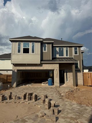 New construction  house 1322 Shaded Rock Dr, Missouri City, TX 77459 plan Capeside – Courtyard Collection - image