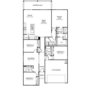New construction Single-Family house 61 Ararat Dr, Palm Coast, FL 32137 plan Orchid - image