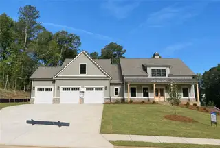 New construction Single-Family house 1429 Willowbend Pl, Monroe, GA 30655 plan (GA) Bentley A 3 Front Entry - image