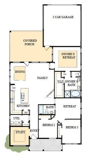 New construction Single-Family house 12123 Canal View Blvd, Mont Belvieu, TX 77523 plan The Broadway - image