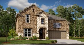 New construction Single-Family house 1300 Saddle Sky Trl, Fort Worth, TX 76052 plan Moonstone w/ Media Standard - image