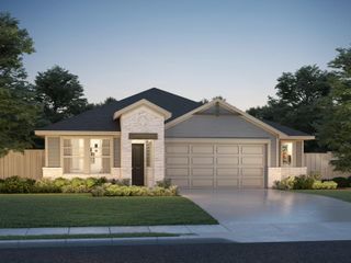 New construction Single-Family house 100 Basalt Bnd, Kyle, TX 78640 plan The Hughes (841) - image