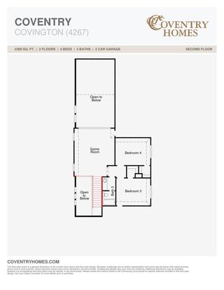 New construction house 26438 Euphoria Wy, Hockley, TX 77447 plan Covington - image