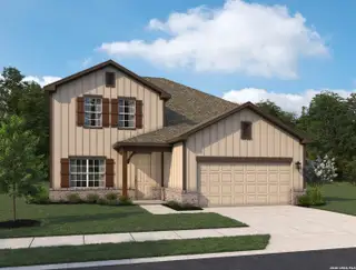 New construction Single-Family house 1405 Burrs Ferry Ct, Seguin, TX 78155 plan Jordan - image