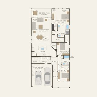 New construction Single-Family house 329 Singing Dove Wy, Liberty Hill, TX 78628 Oakmont- photo