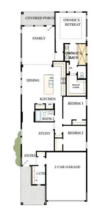 New construction Single-Family house 1348 Hartley Dr, Leander, TX 78641 plan The Cleveland - image