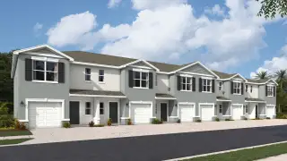 New construction Townhouse house 18606 Buckskin Dr, Bradenton, FL 34211 plan Pearson - image