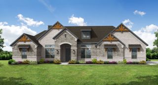 New construction Single-Family house 112 Oak Meadow, Weatherford, TX 76085 The Wellington II- photo