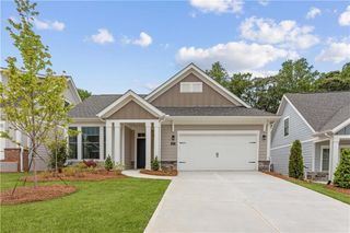 New construction Single-Family house 3472 Fishpond Cir, Dacula, GA 30019 plan Palazzo Ranch - image