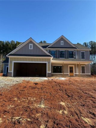 New construction Single-Family house 196 Weslyn Dr, Social Circle, GA 30025 plan (GA)Hayden A 2 Front Entry - image