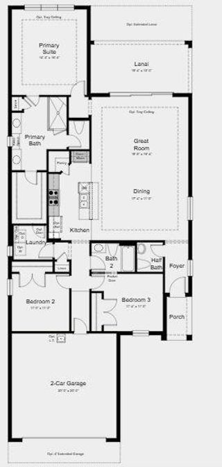 New construction house 13305 Sw Mazzano St, Port St. Lucie, FL 34987 plan Matera - image