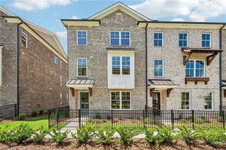 New construction Townhouse house 4573 Deanston Ct, Unit 390, Peachtree Corners, GA 30092 plan The Grayson II - image