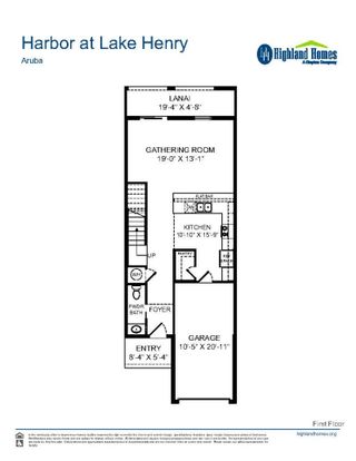 New construction Townhouse house 133 Nemo Ln, Winter Haven, FL 33881 plan Aruba - image