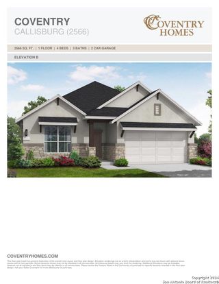 New construction Single-Family house 5729 Huron Drive, New Braunfels, TX 78130 Callisburg (2566-CM-40)- photo