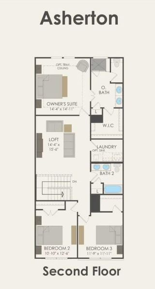 New construction Townhouse house 1280 E Main St, Unit 604, Round Rock, TX 78664 plan Asherton - image