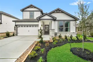 New construction house 10912 Independence Rd, Cleveland, TX 77328 plan San Jacinto - image