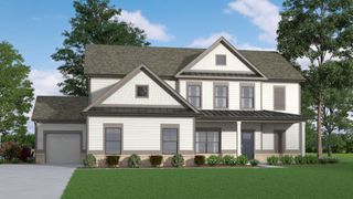 New construction Single-Family house 1095 Tupelo Ln, Loganville, GA 30052 plan (GA)Hayden A.4 3 Front Entry - image