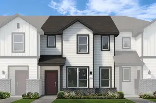 New construction Townhouse house 11919 Outer Bark Dr, Tomball, TX 77375 plan Seven Oaks Crockett - image