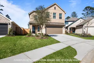 New construction Single-Family house 21711 Coral Mist Dr, Cypress, TX 77433 plan Larkspur - Smart Series - image