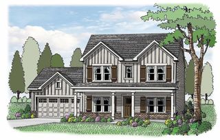 New construction Single-Family house 1099 Cottonwood Ln, Loganville, GA 30052 plan The Jackson | Front Entry - image