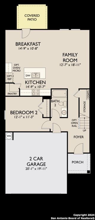 New construction Single-Family house 2549 Windle Lane, Seguin, TX 78155 Magellan Homeplan- photo