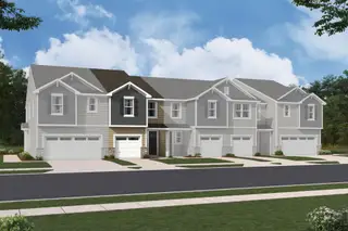 New construction Townhouse house 1104 Vibrant Rd, Charlotte, NC 28215 plan Aurora - image