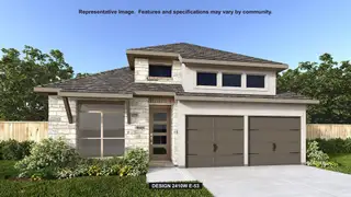 New construction Single-Family house 3125 Holy Hl, Georgetown, TX 78628 plan 2410W - image
