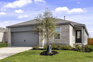 New construction Single-Family house 15107 Telfaire Mdw, Von Ormy, TX 78073 - image