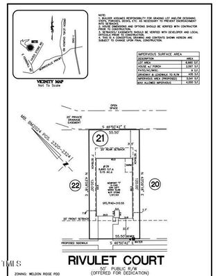 New construction  house 139 Rivulet Ct, Cary, NC 27519 plan Newport - image