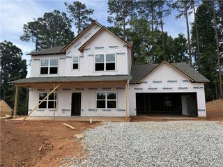 New construction Single-Family house 135 Fairwinds Dr, Covington, GA 30016 plan (GA)Jackson A.1 2 Front Entry - image